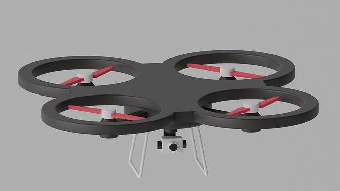 Cartoon Drone 3D model