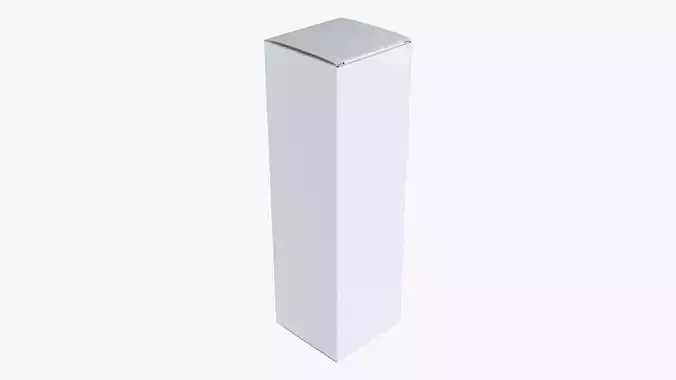 Paper box mockup 09 3D model