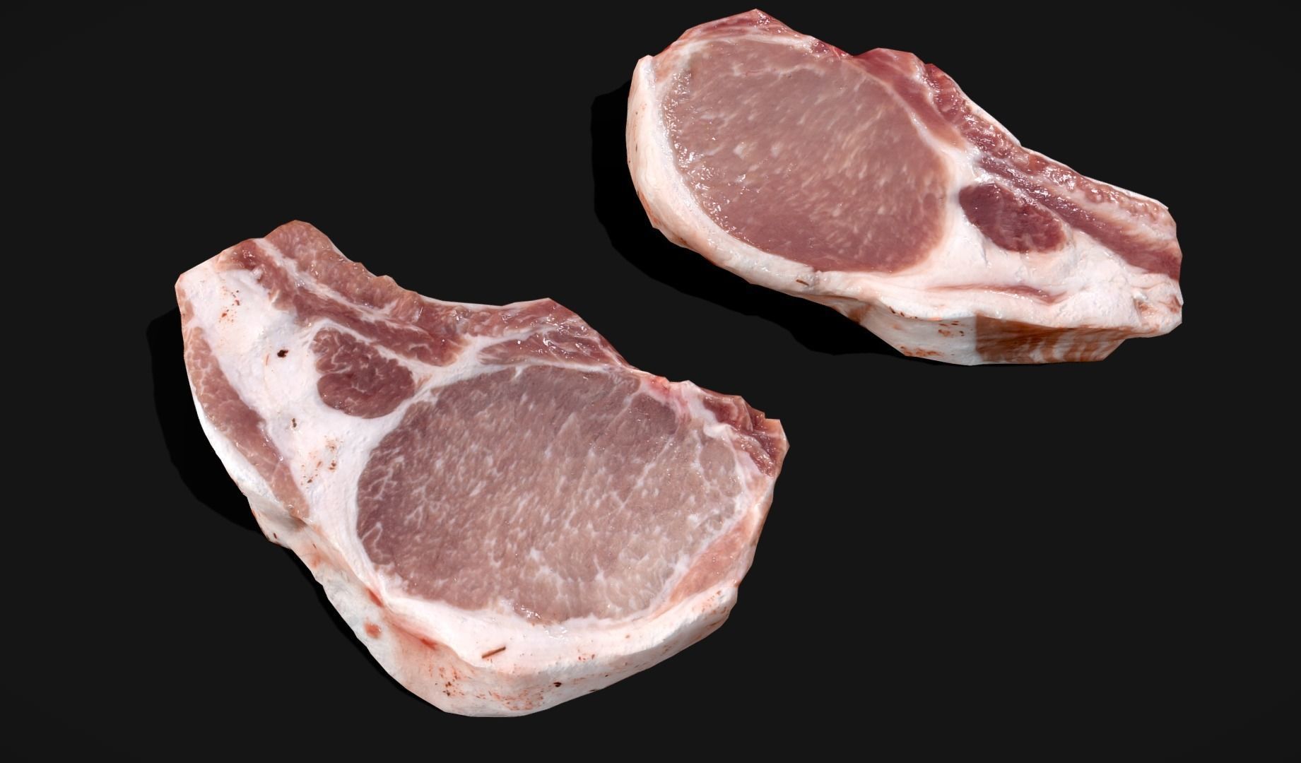 Meat Group - Photoscaned model Low-poly 3D model_4