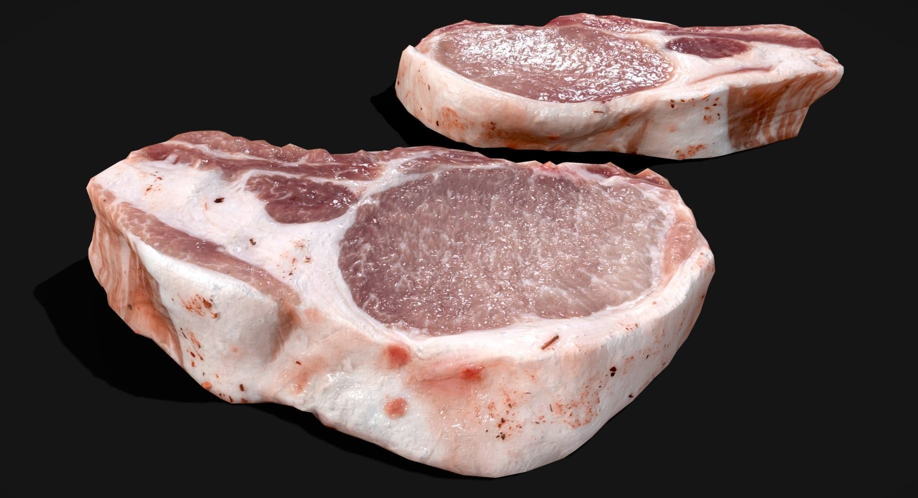 Meat Group - Photoscaned model Low-poly 3D model_3