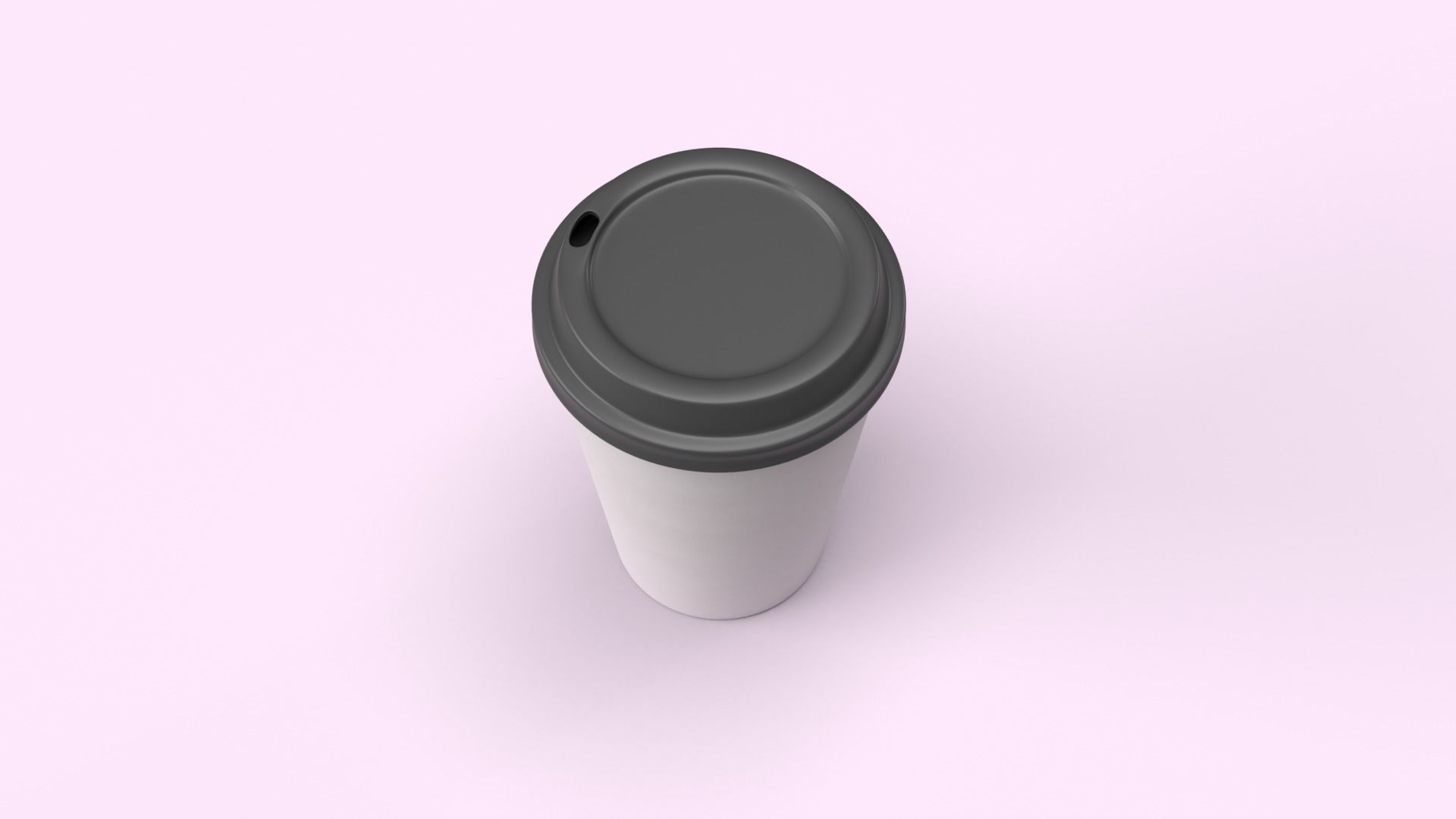 Paper Coffee Cup 3D model_4