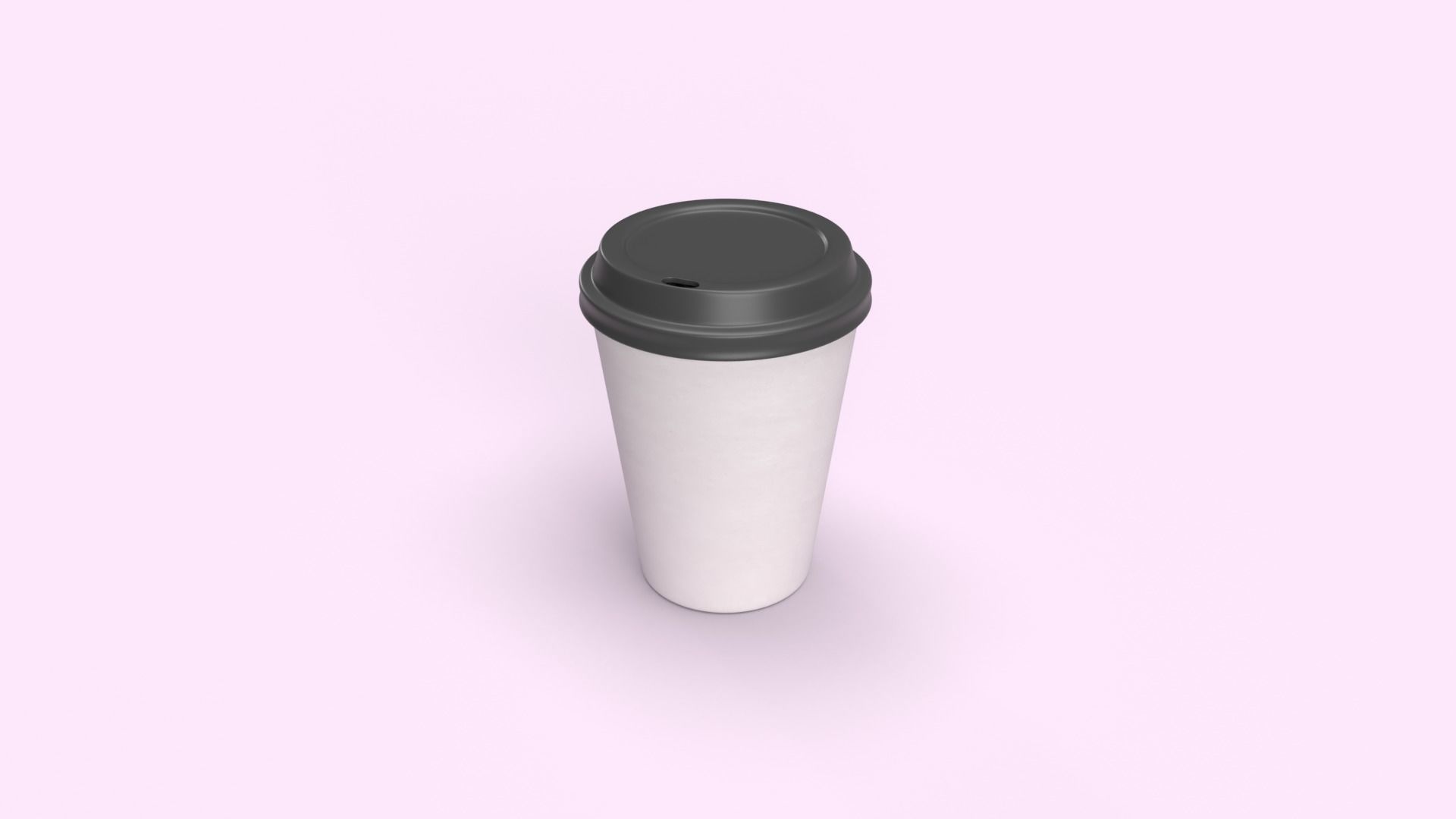 Paper Coffee Cup 3D model_2