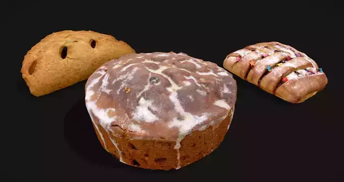 Sweets Group - Photoscaned models