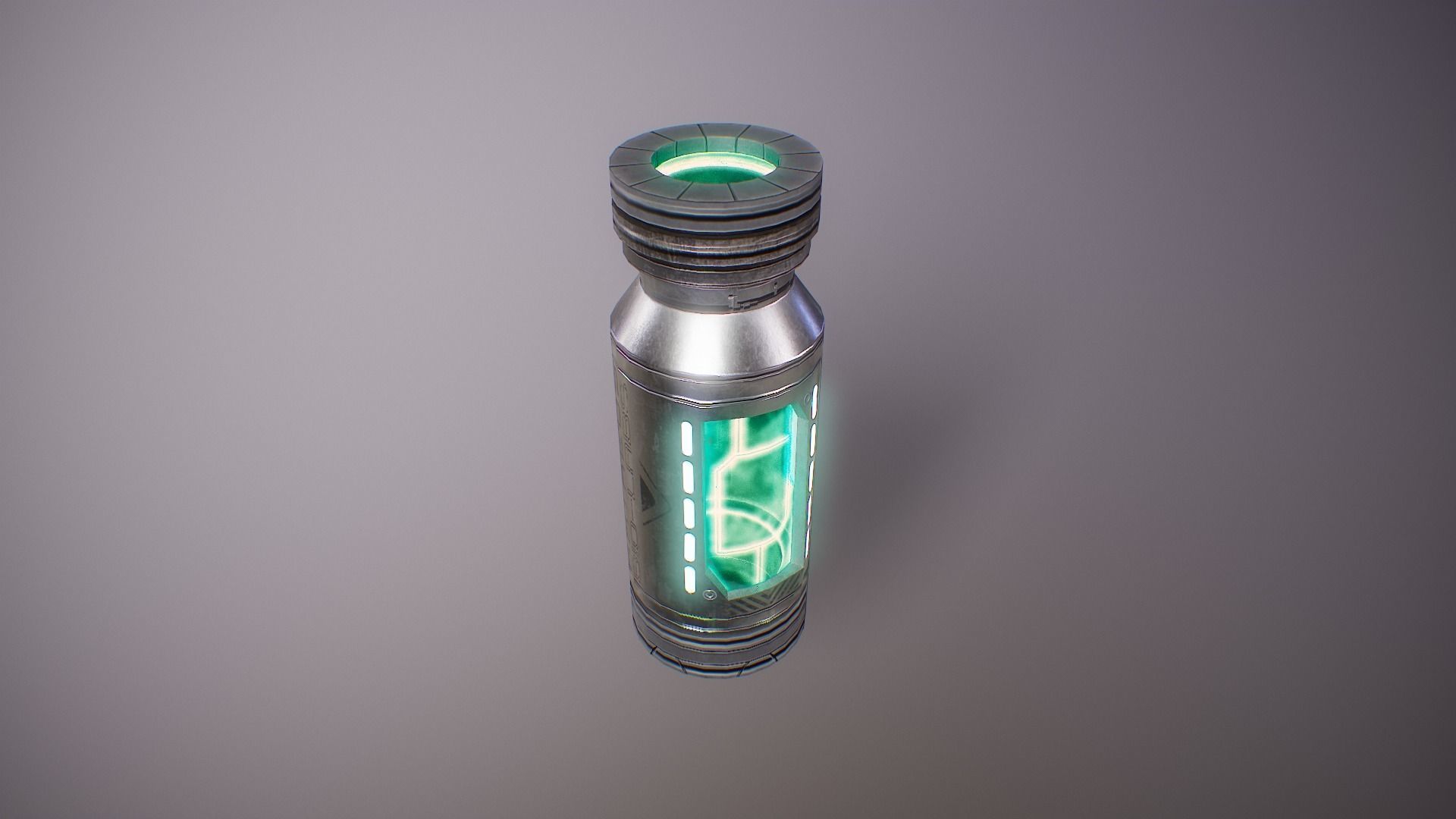 PBR Sci-Fi Lab Props Mini Collection Low-poly 3D model_14