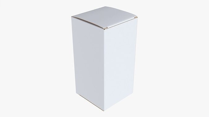 Paper box mockup 10 3D model