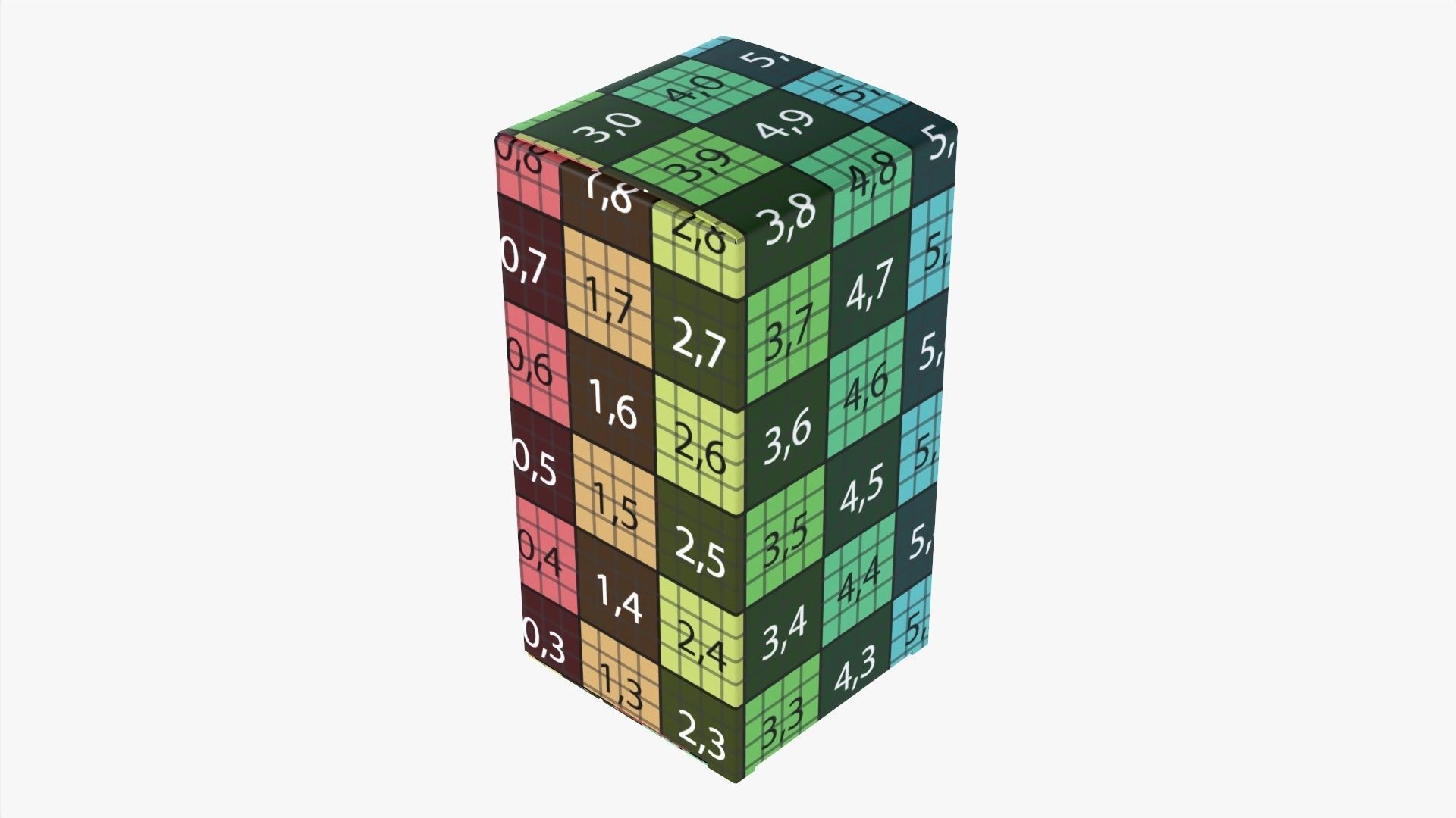 Paper box mockup 10 3D model_9