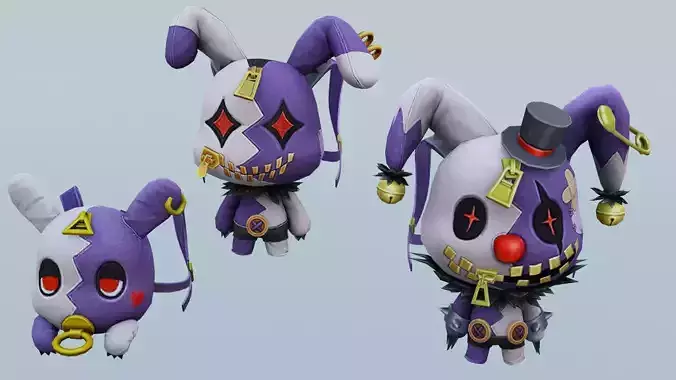 Bag 3x  Gemini Backpack 3D model