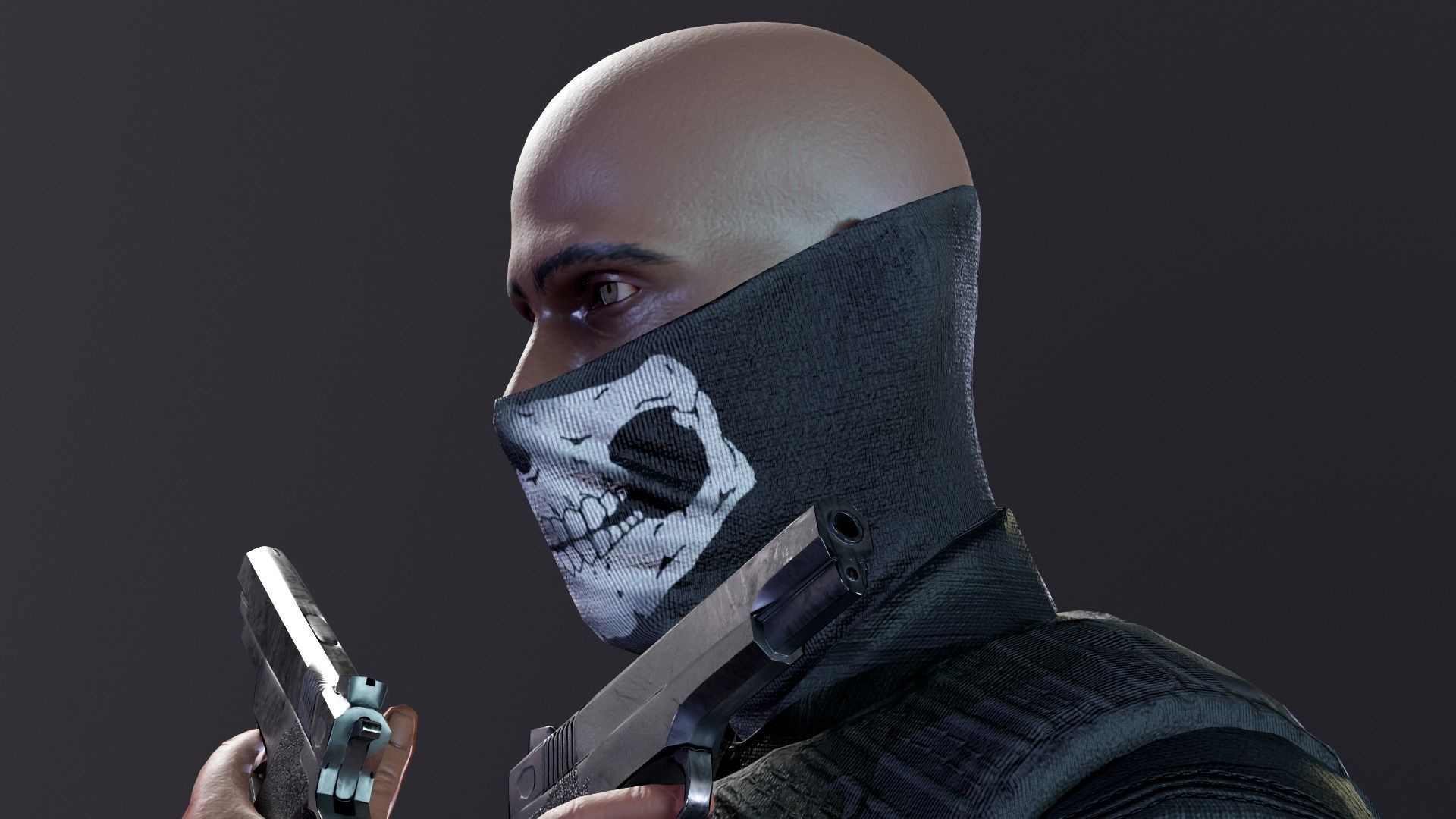 SWAT Seals Low-poly 3D model_9