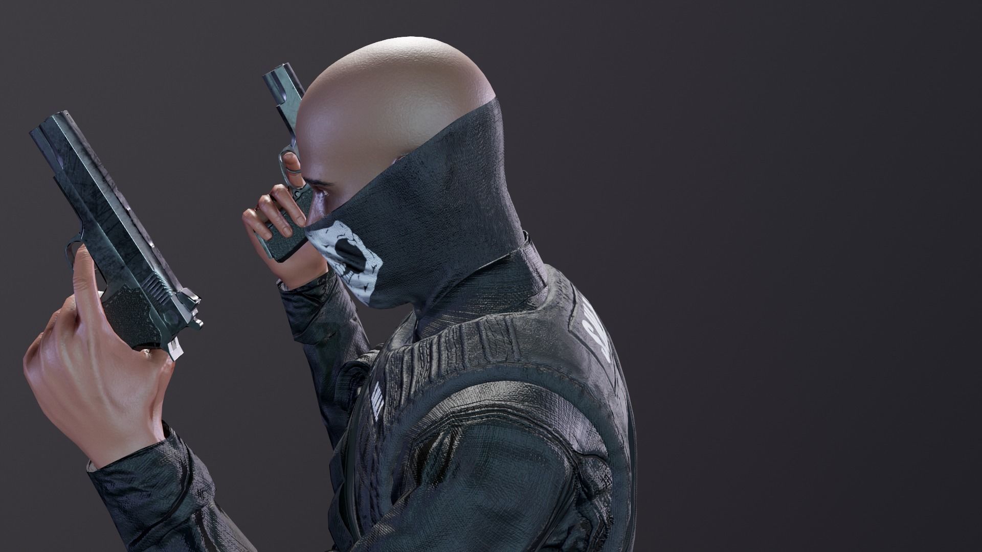 SWAT Seals Low-poly 3D model_18