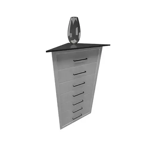 Corner Shelf 3D model