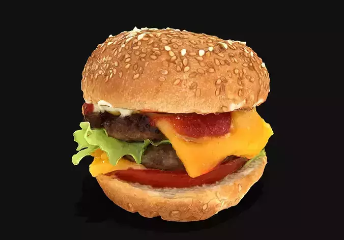 Hamburger - Photoscaned model