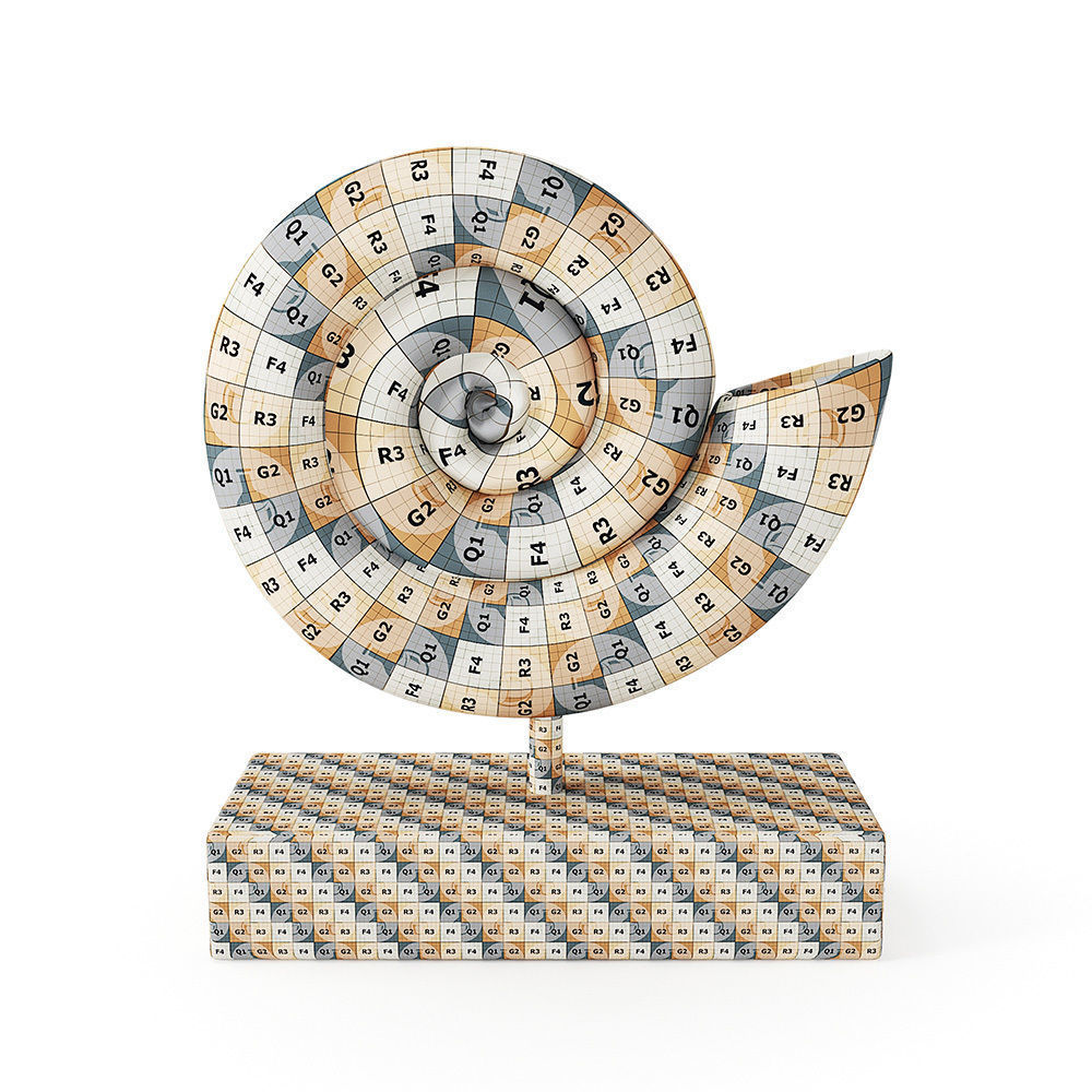 Fossil Shell 3D model_6