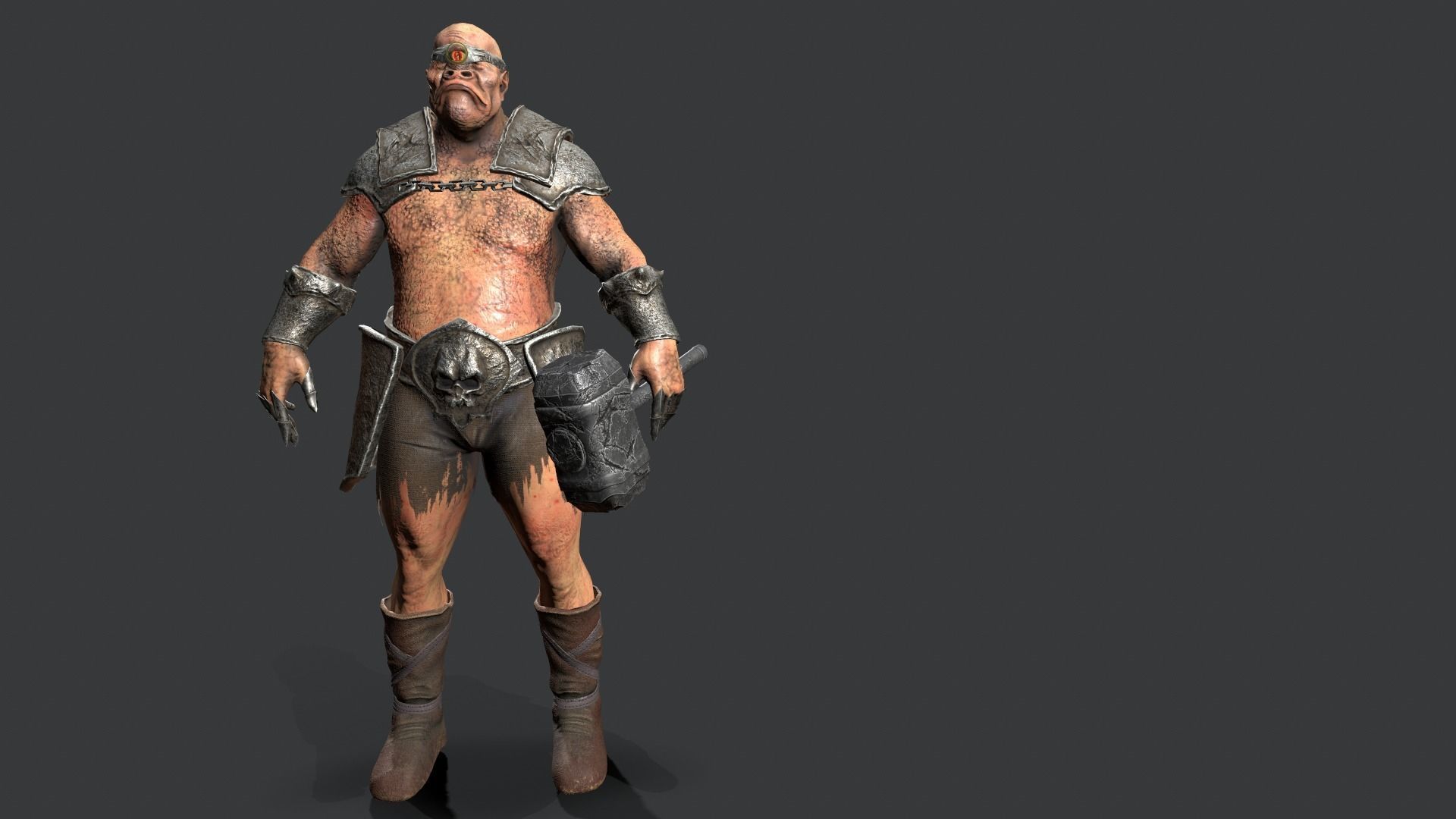 Cyclopse Low-poly 3D model_21