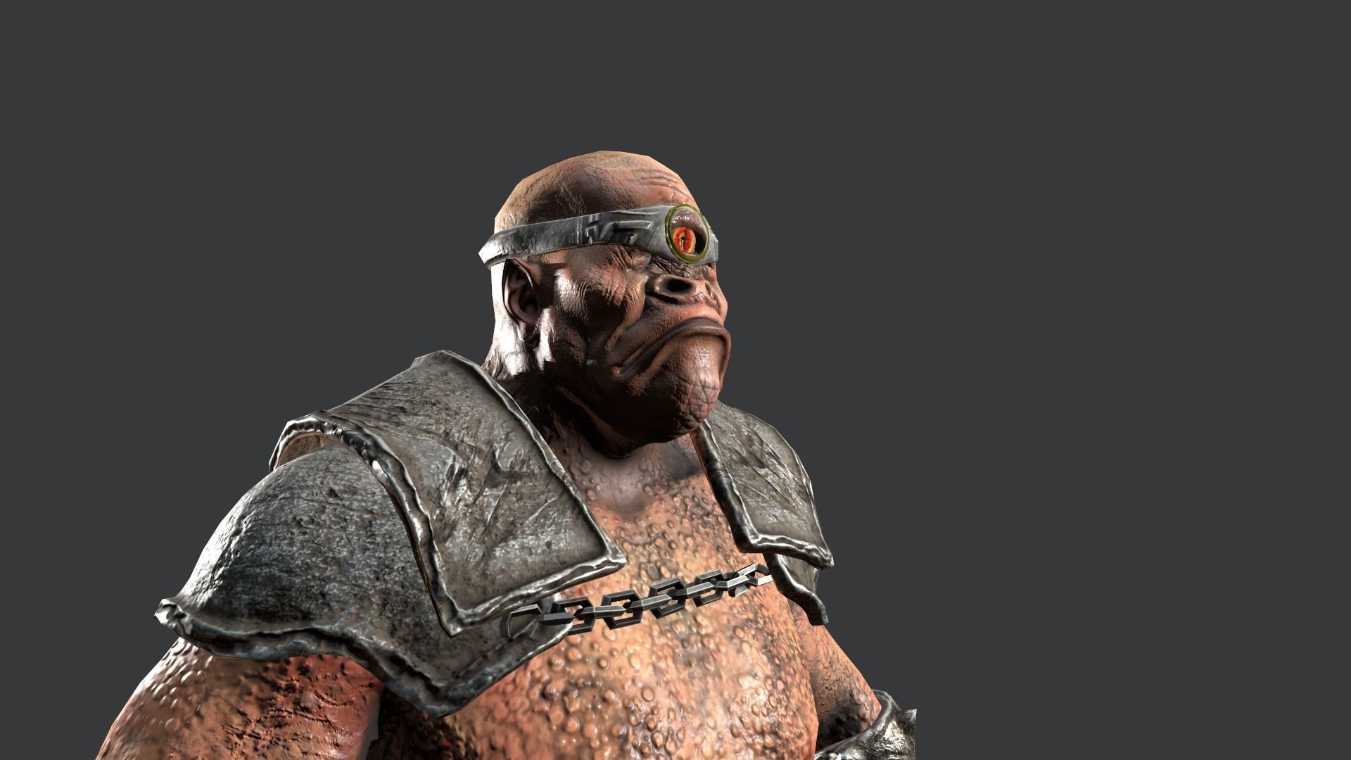 Cyclopse Low-poly 3D model_27