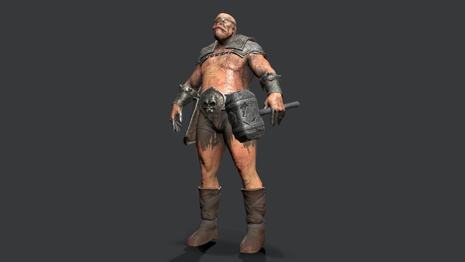 Cyclopse Low-poly 3D model_25