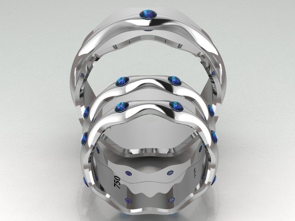 ring set 19 collection1 3D print model_32