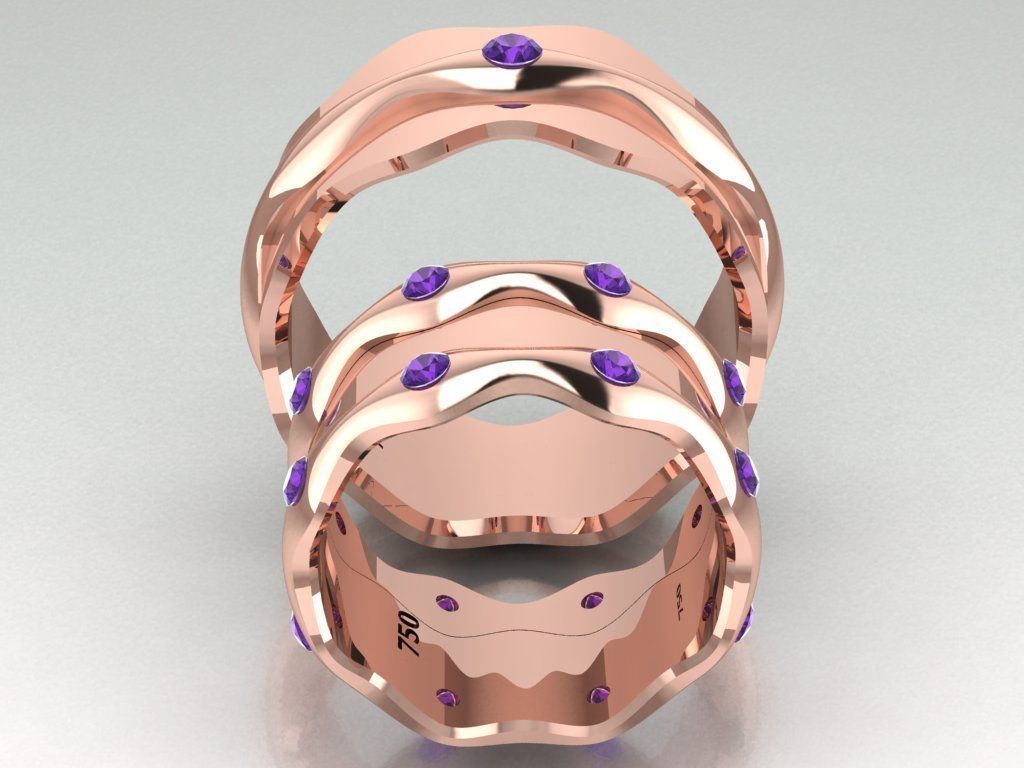 ring set 19 collection1 3D print model_26