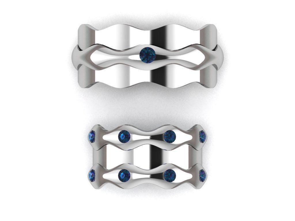 ring set 19 collection1 3D print model_33