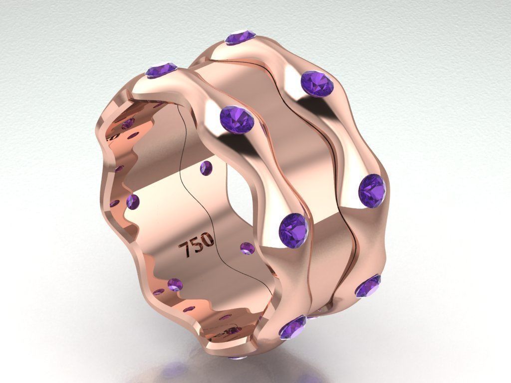 ring set 19 collection1 3D print model_2