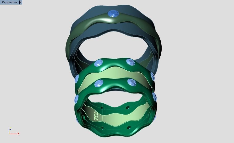 ring set 19 collection1 3D print model_29