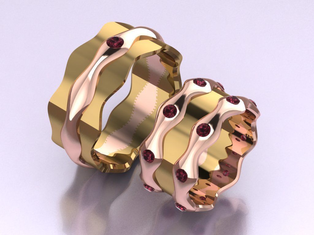 ring set 19 collection1 3D print model_11