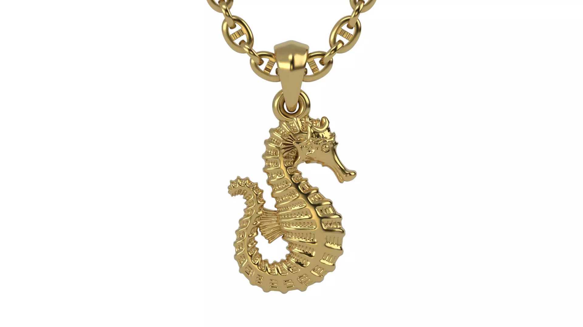 Seahorse pendant V1 3D print model