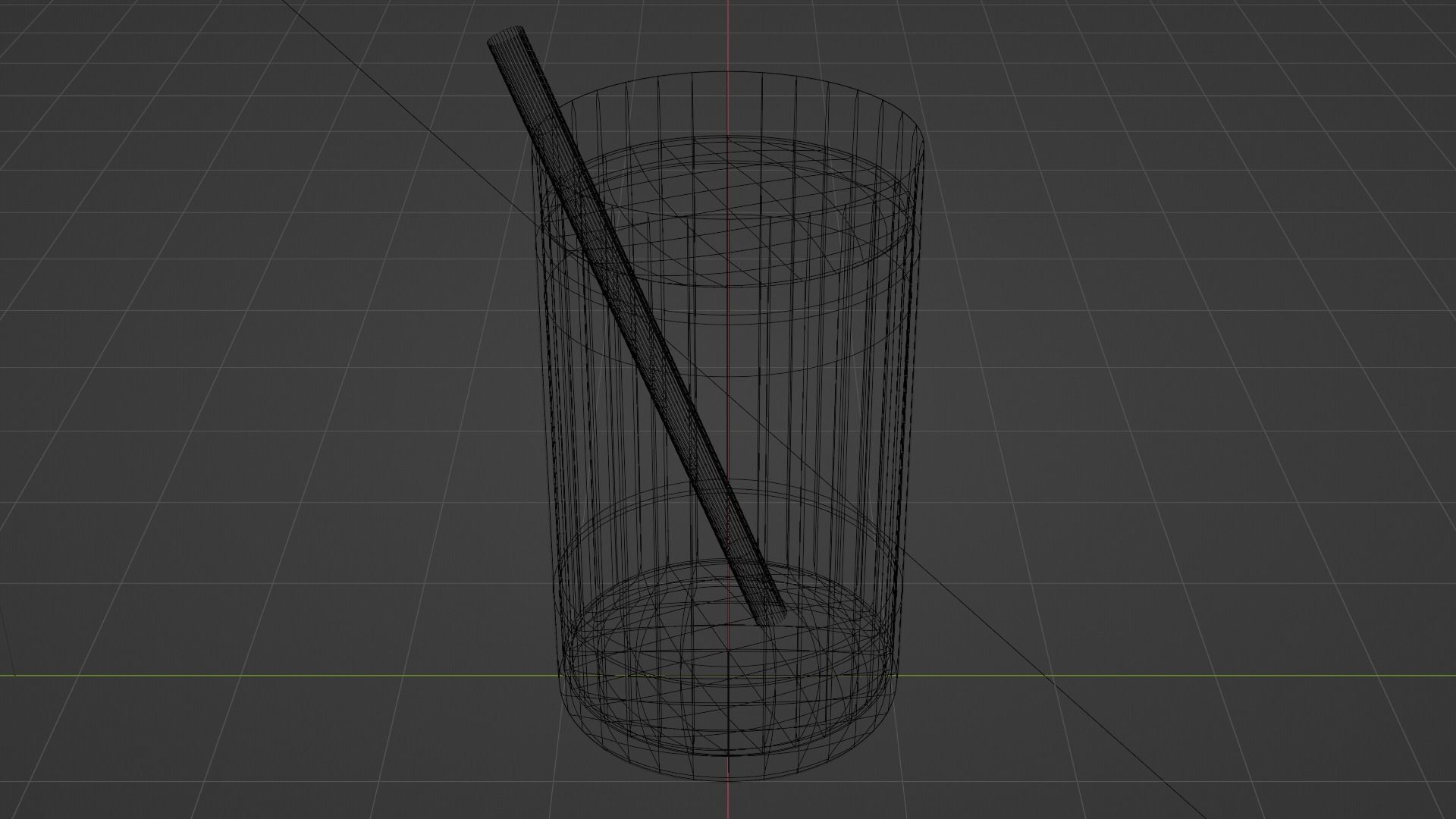 Realistic Orange Juice 3D model_5