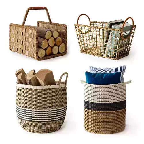 Baskets Set 10 3D model