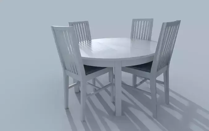 IKEA Bjursta kitchen-table and chairs