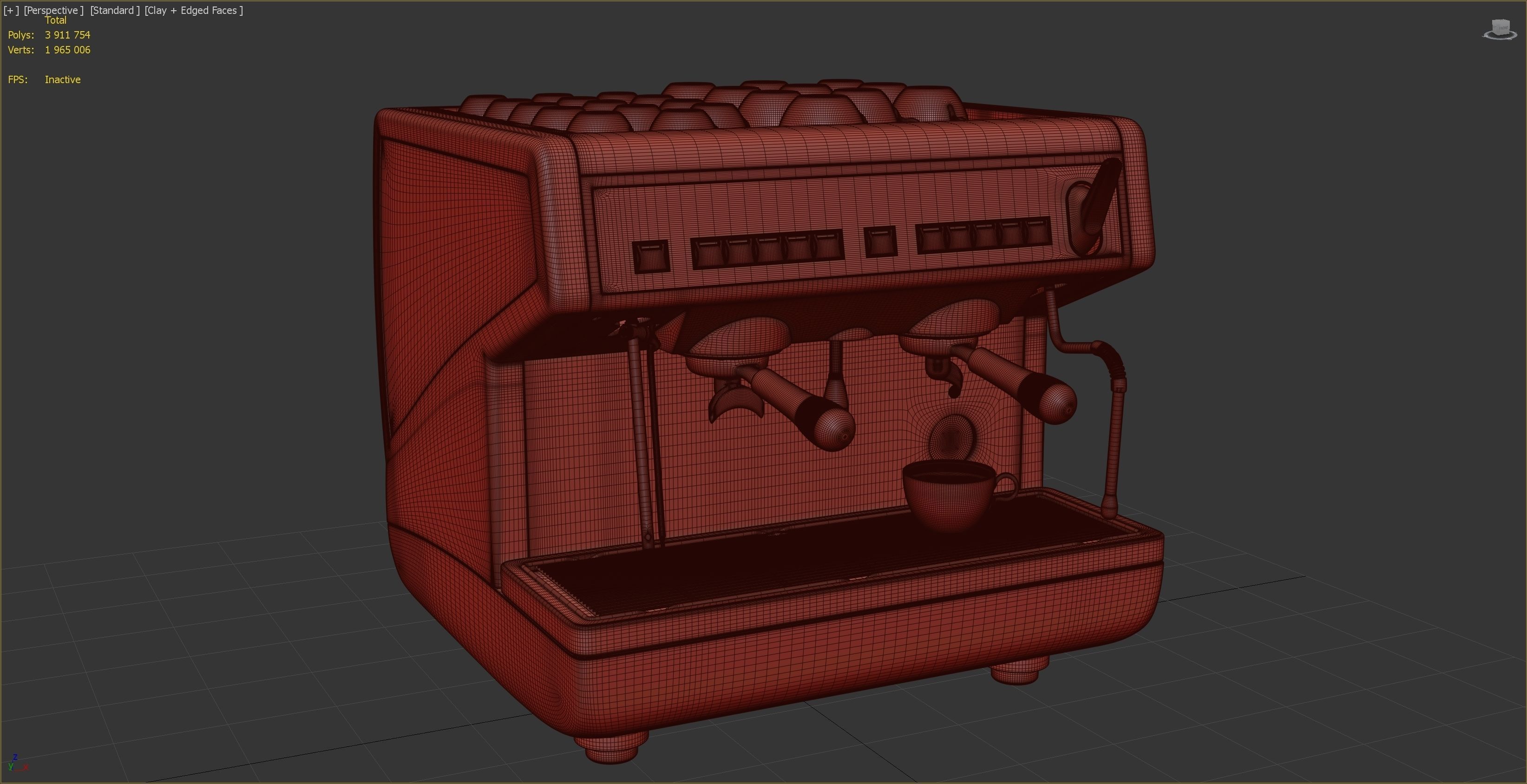 Coffee machine Nuova Simonelli Appia 2 Gr S Compact 3D model_13