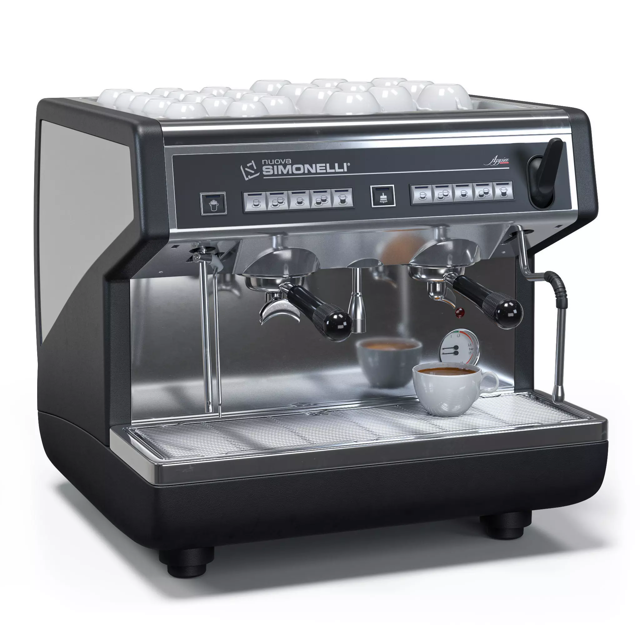 Coffee machine Nuova Simonelli Appia 2 Gr S Compact 3D model_0