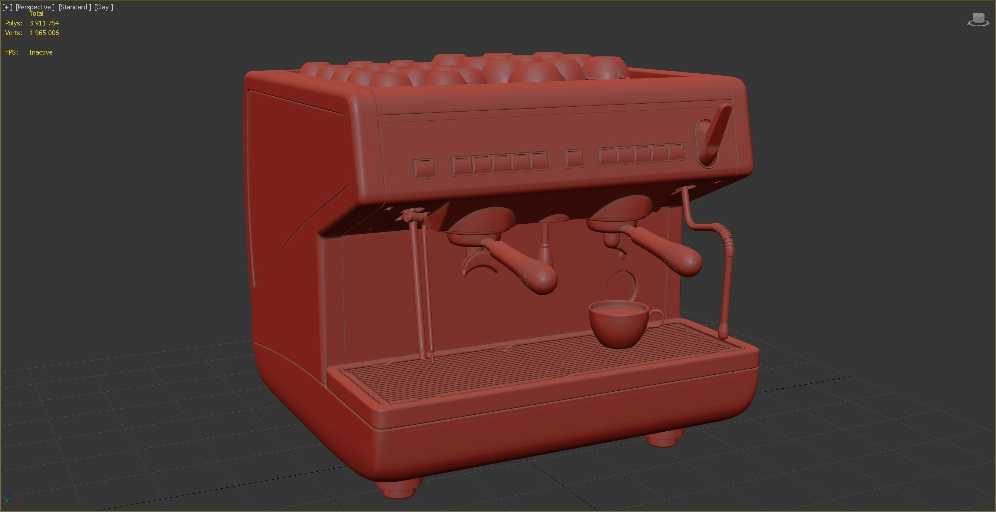 Coffee machine Nuova Simonelli Appia 2 Gr S Compact 3D model_12