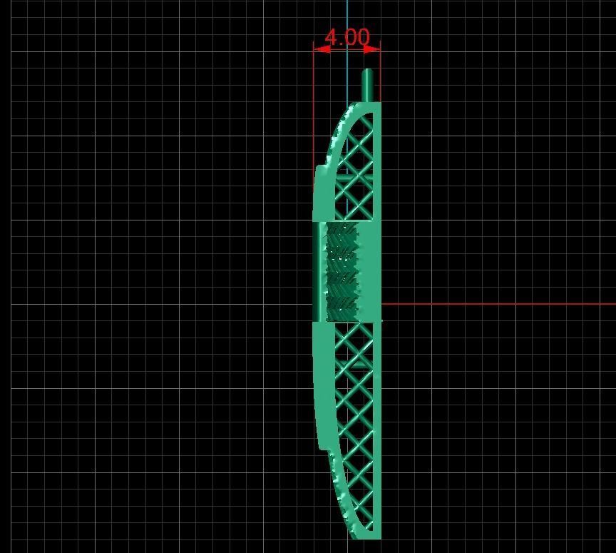 Cross patterned cross with texture saint jesus cristian 3 3D print model_14