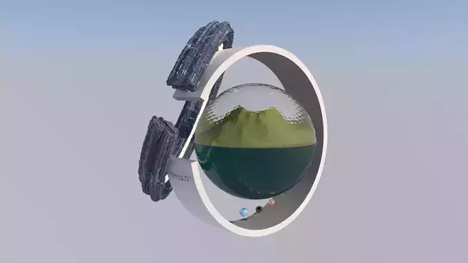 Planet Z41 Sci-Fi 3D model