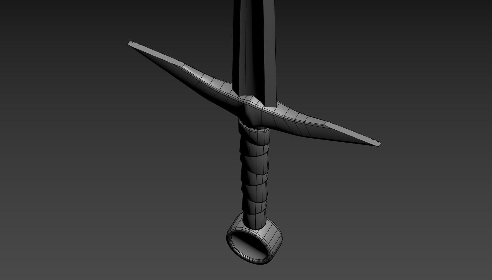 High Templar fantasy Greatsword Free low-poly 3D model_8