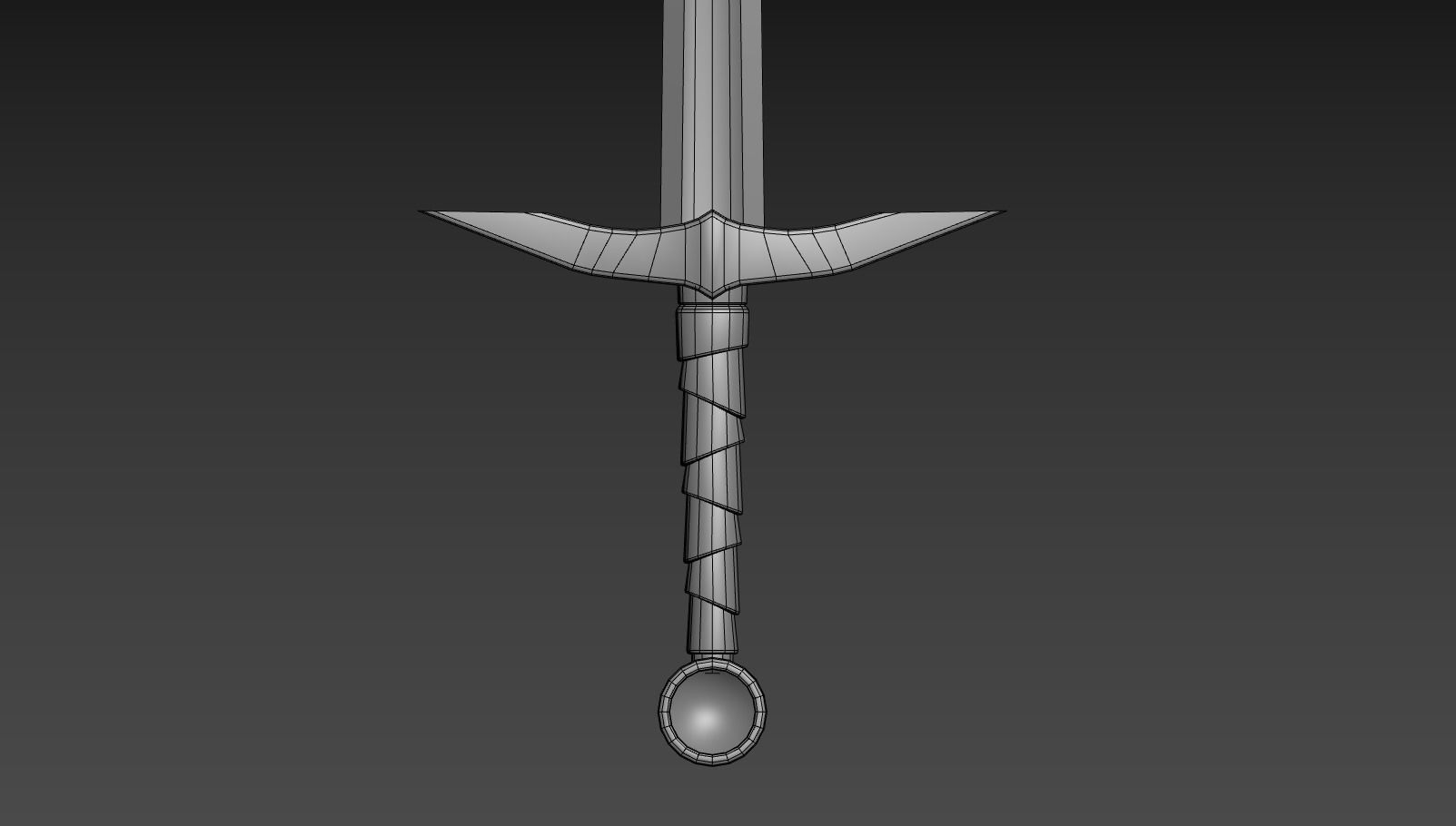 High Templar fantasy Greatsword Free low-poly 3D model_6