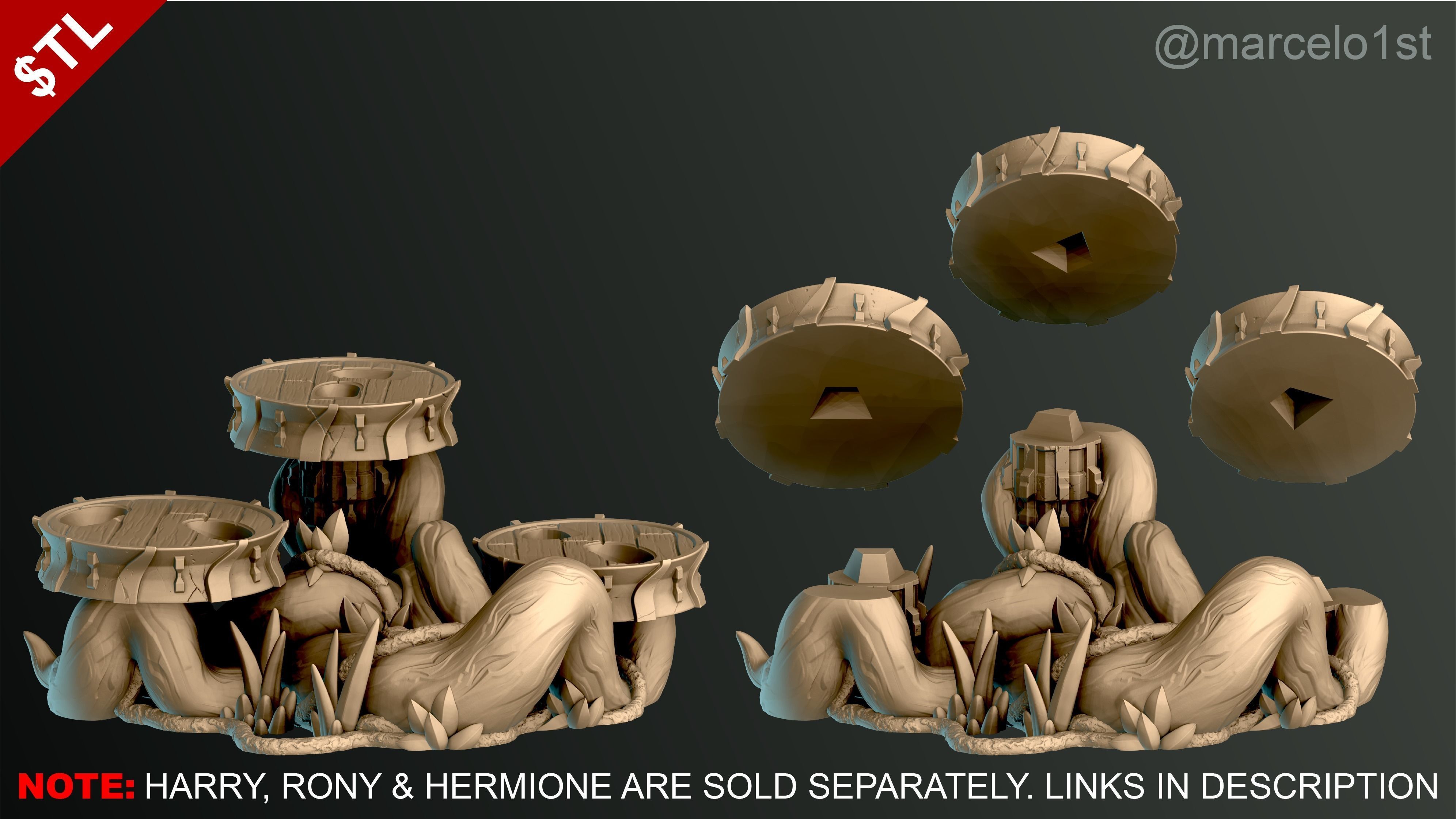 SIMPLES - Harry Potter 3D print model_3