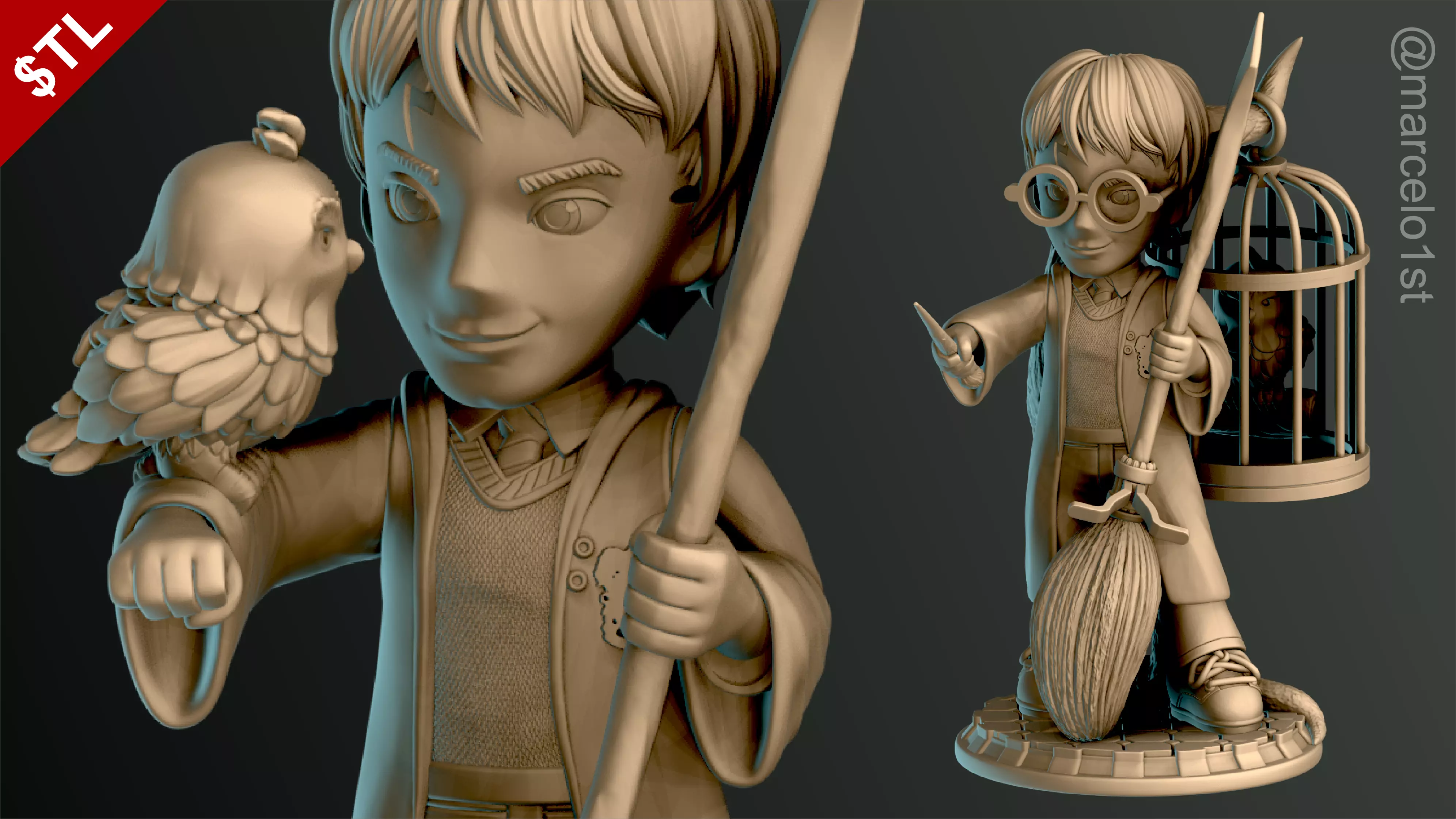 SIMPLES - Harry Potter 3D print model_0
