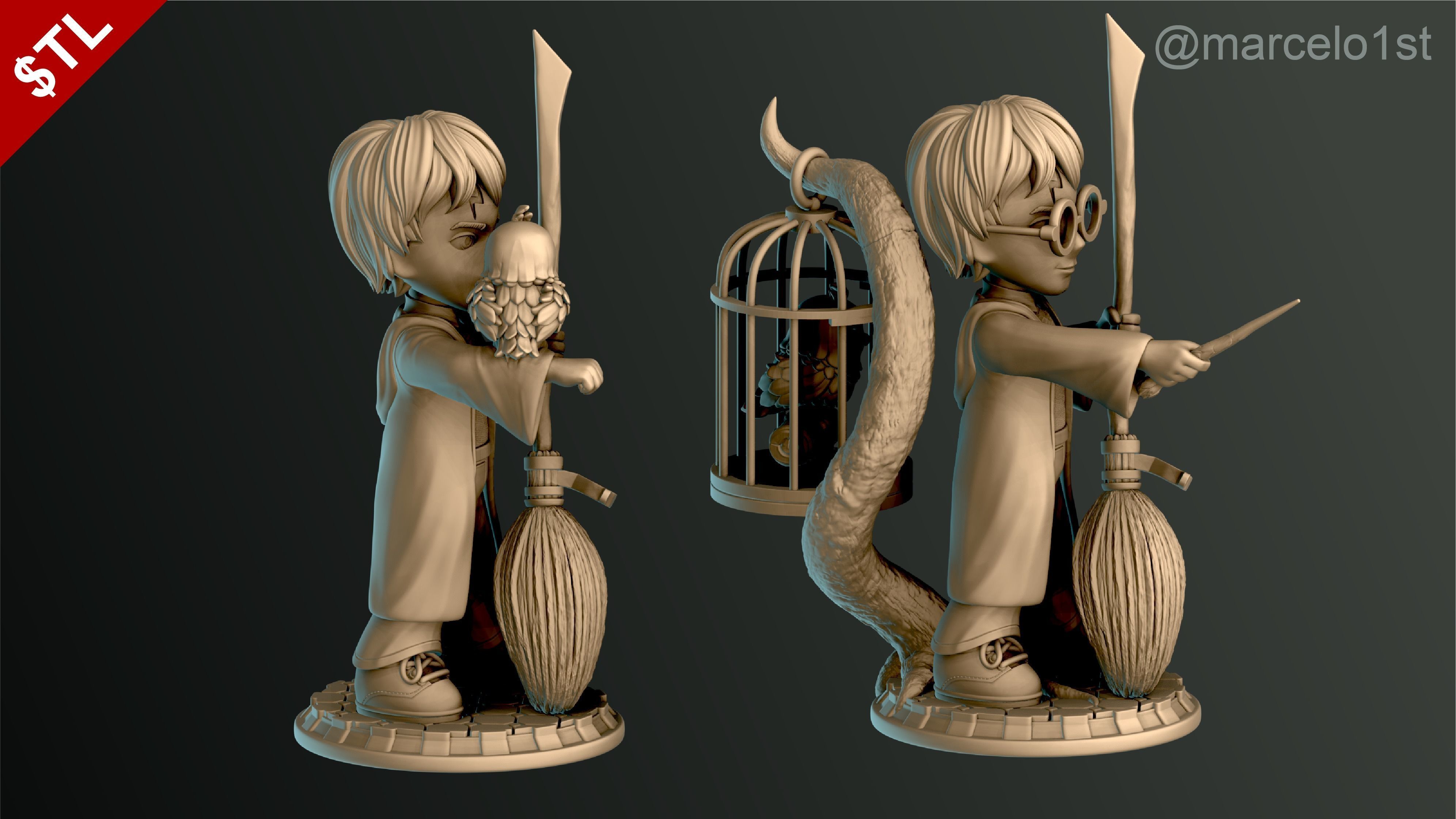SIMPLES - Harry Potter 3D print model_16