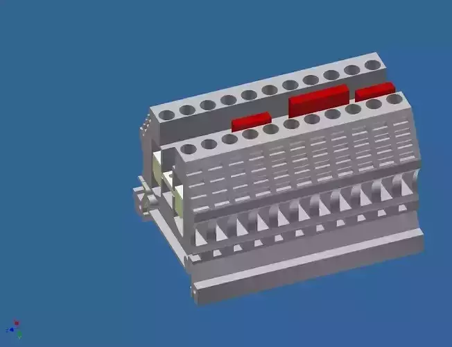 electrical terminal block 3D model