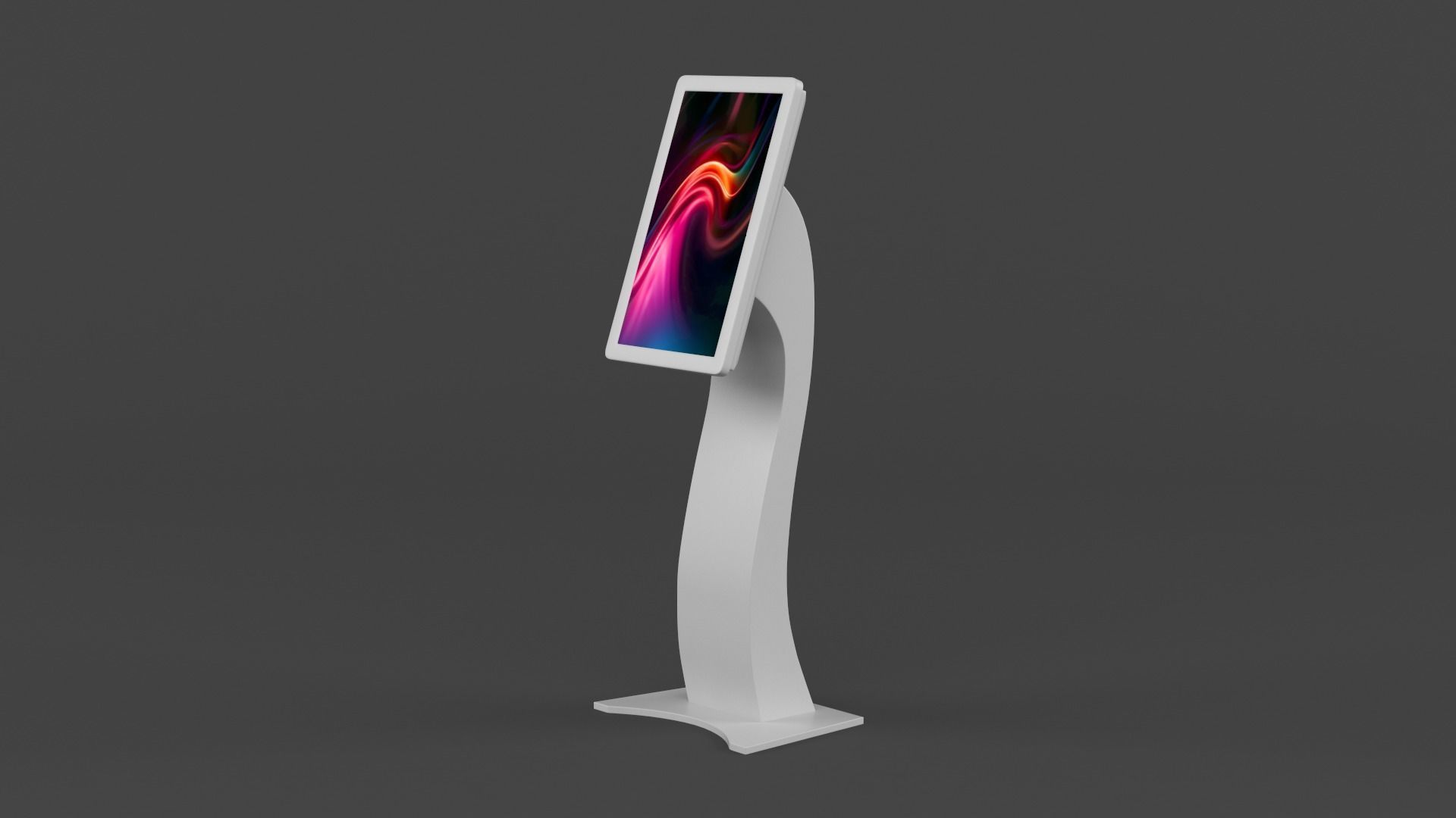 Electronic Kiosk 3D model_2