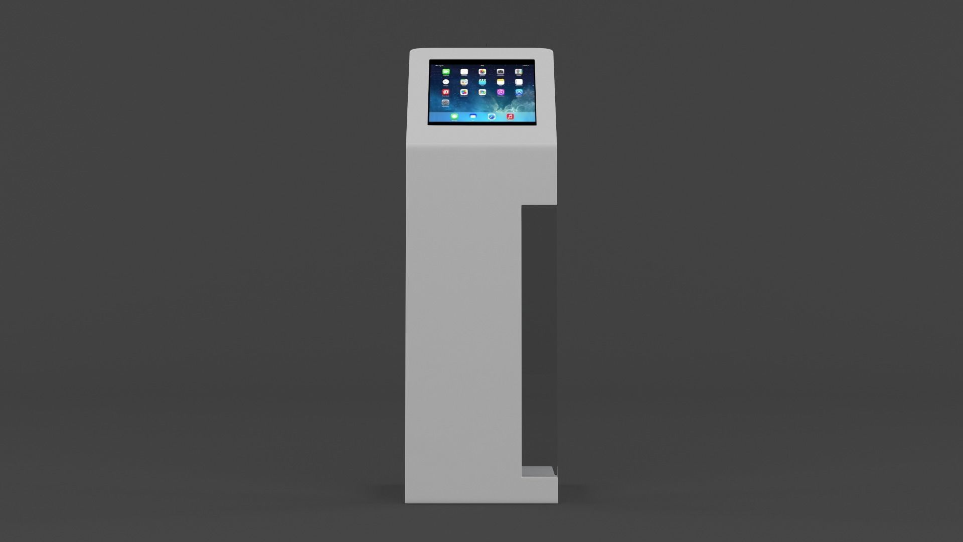 Electronic Kiosk 3D model_7
