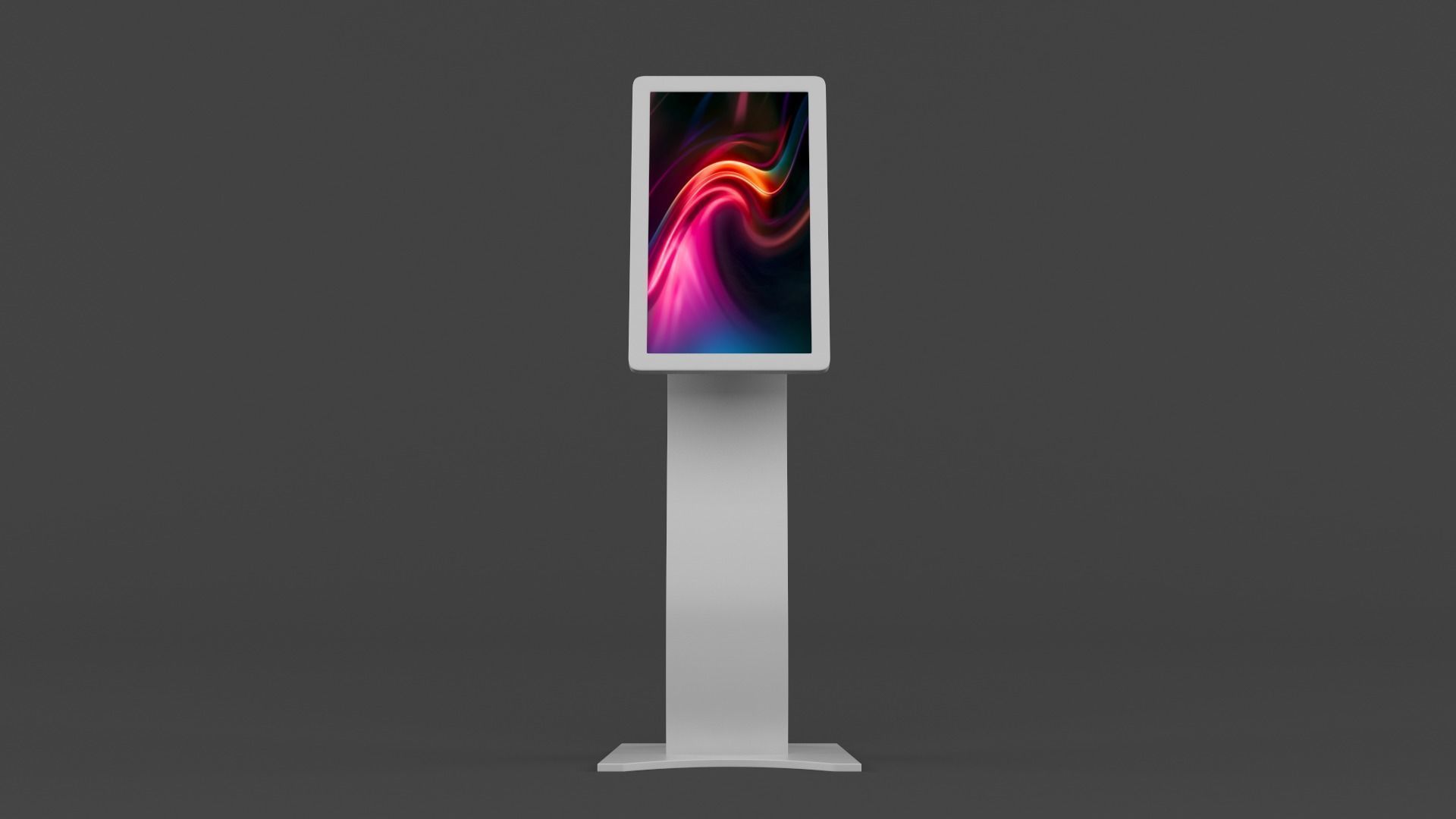 Electronic Kiosk 3D model_1