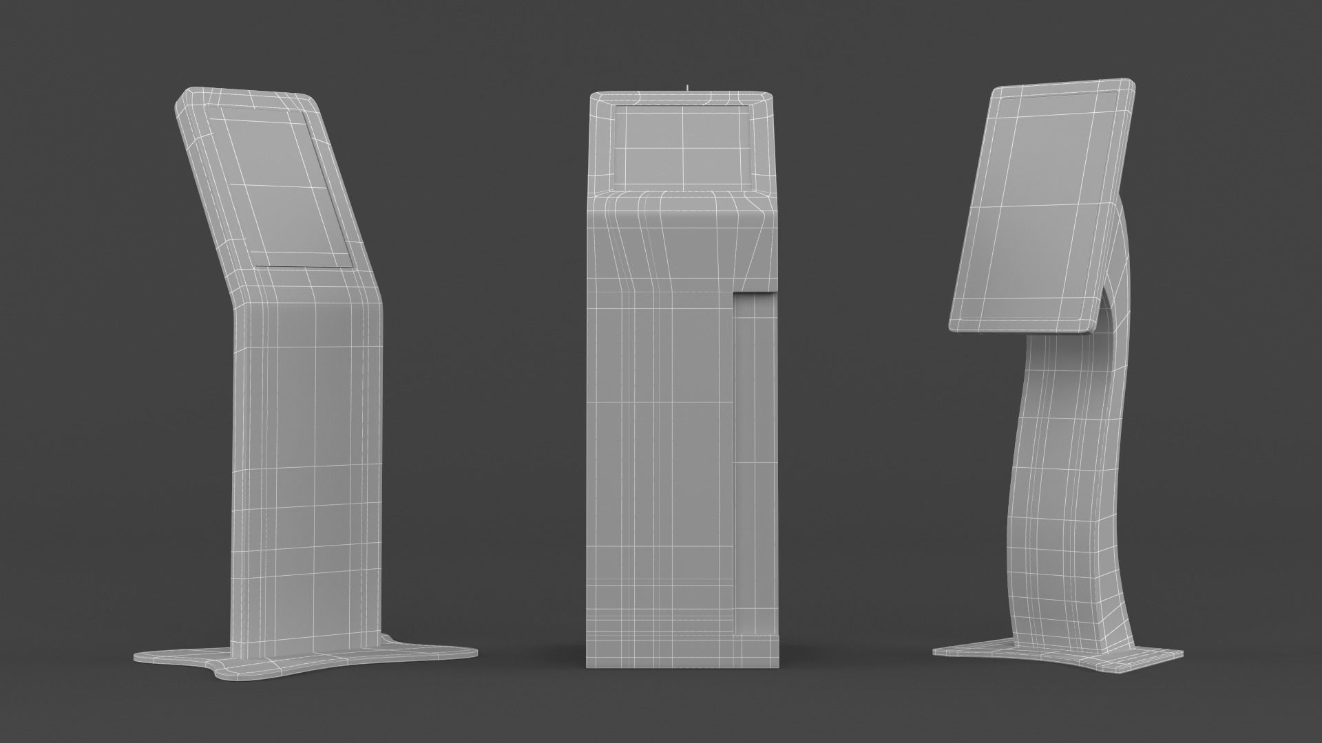 Electronic Kiosk 3D model_10