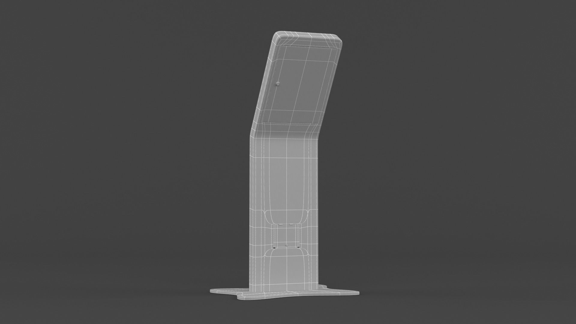 Electronic Kiosk 3D model_16