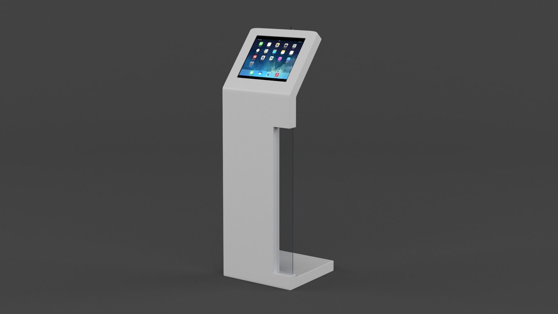 Electronic Kiosk 3D model_8
