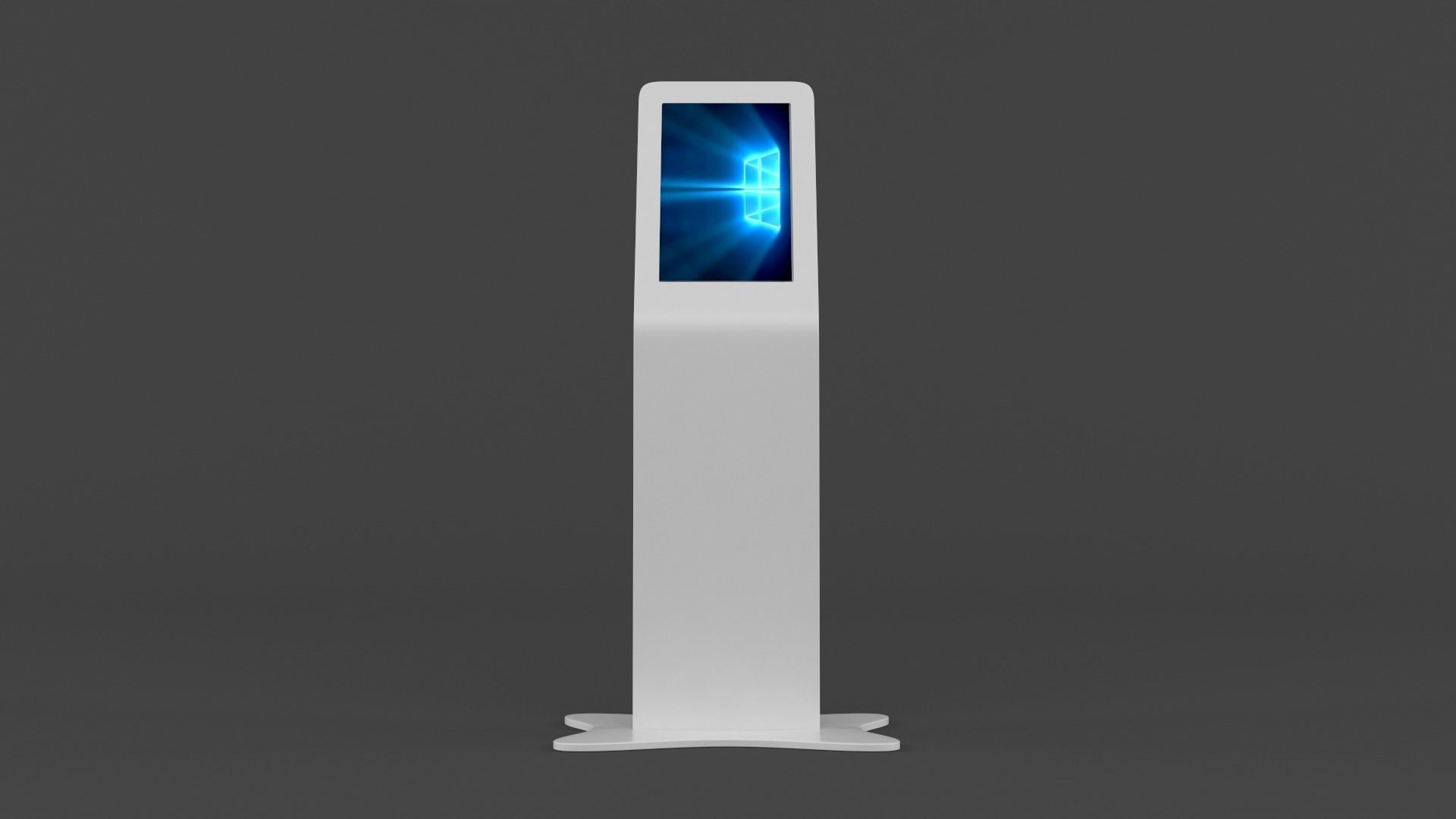 Electronic Kiosk 3D model_4