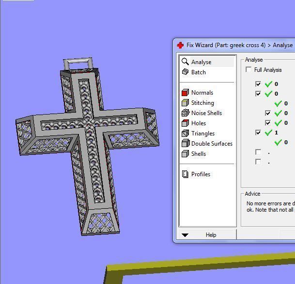 Cross patterned cross with texture saint jesus cristian 4 3D print model_27