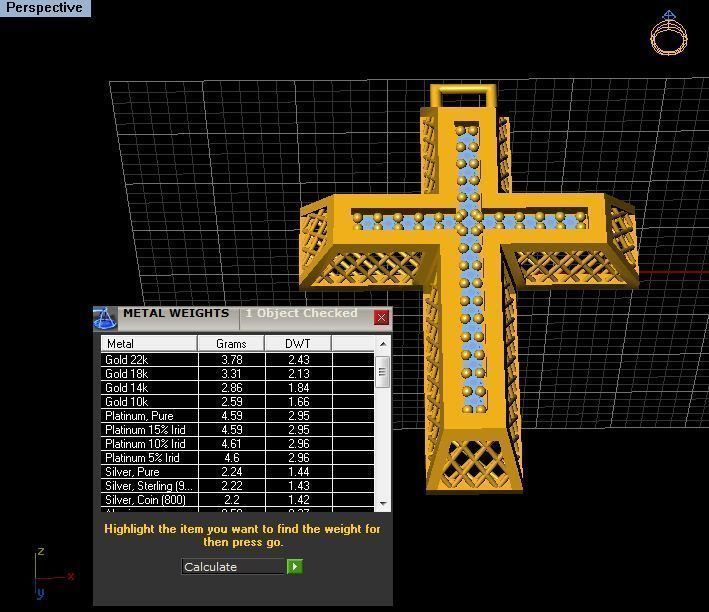 Cross patterned cross with texture saint jesus cristian 4 3D print model_6