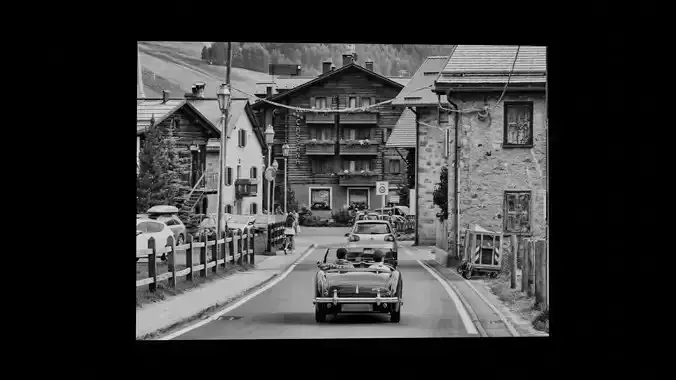 Canvas Table Low-poly 3D model